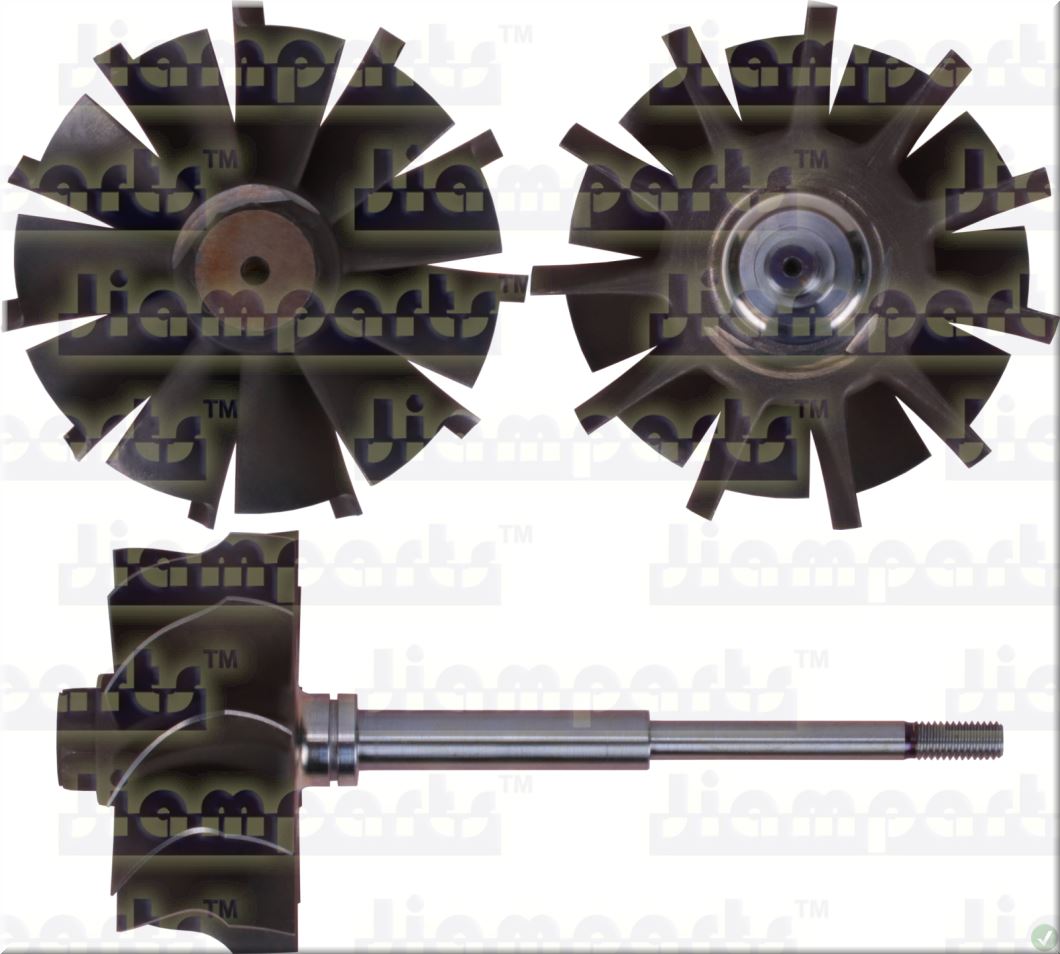 Description image:Turbine wheel H2C;H2D 3522773
