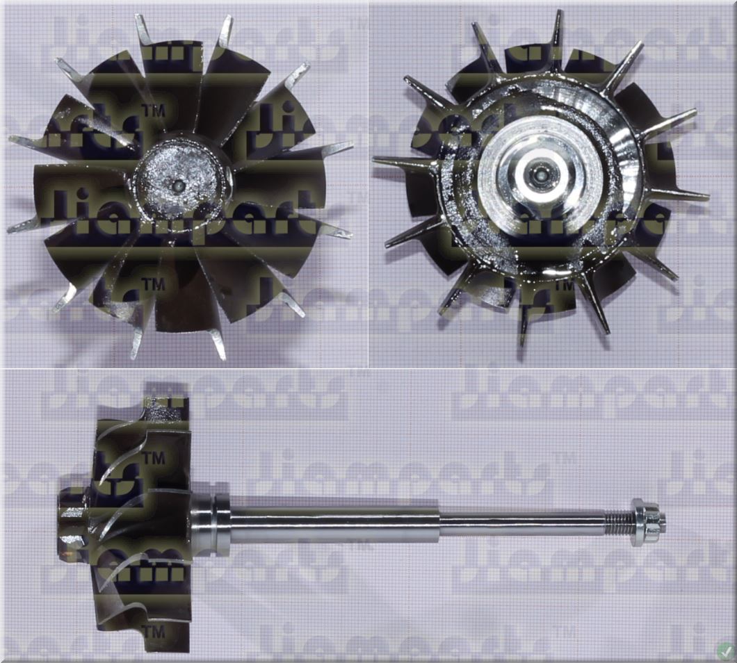 Description image:Turbine wheel H1E 3525687