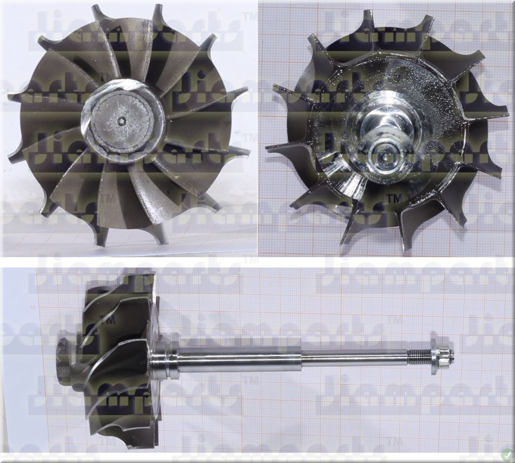 Description image:Turbine wheel HX50;HX50W 3534856