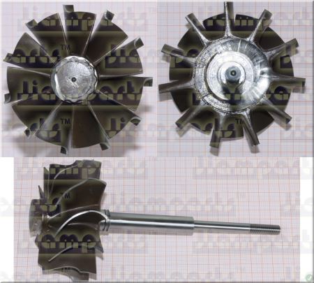 Showcase image:Turbine wheel TL81;TV78;TV81;TW81 408492-0021