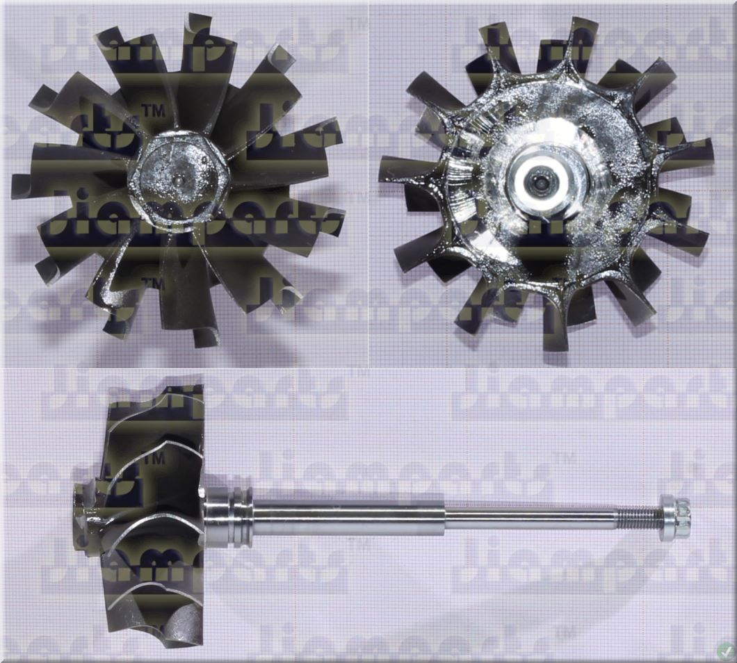 Description image:Turbine wheel TO4B 451309-0003