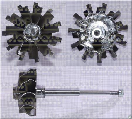 Showcase image:Turbine wheel TO4B 451309-0003