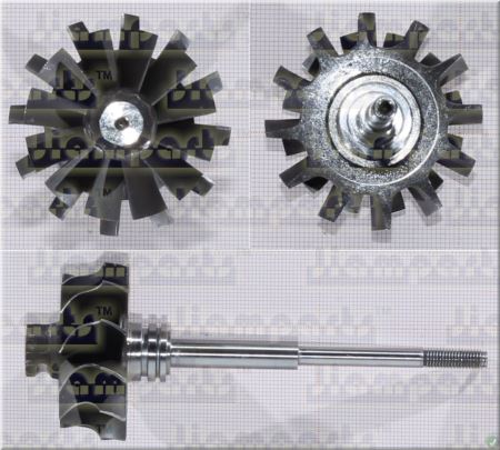 Showcase image:Turbine wheel TD04 49177-30120