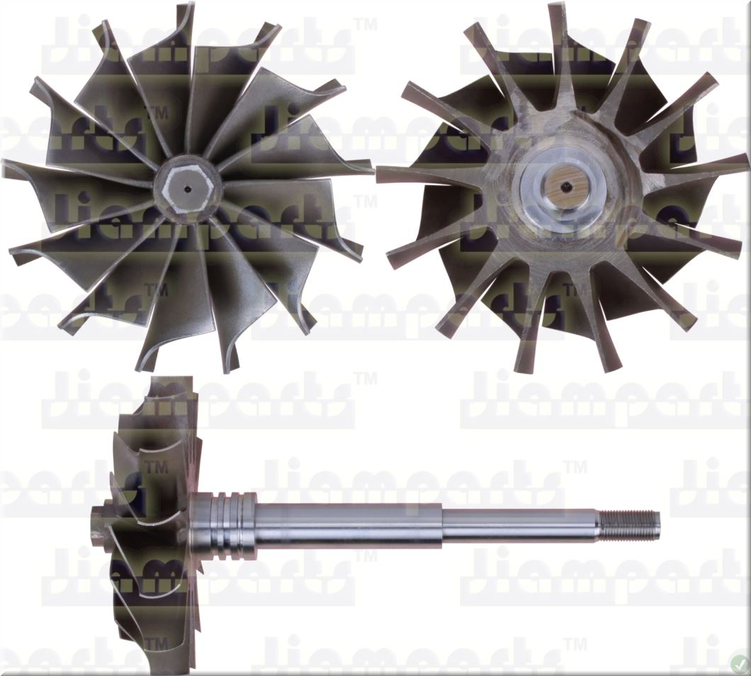 Description image:Turbine wheel KTR130-11F 6502-13-2100 TW
