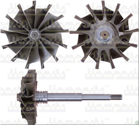 Showcase image:Turbine wheel KTR130-11F 6502-13-2100 TW