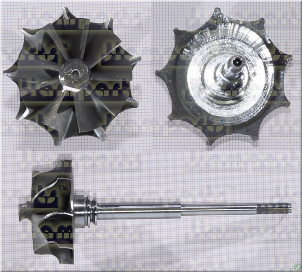Description image:Turbine wheel RHF4-660011P10 5NHBRL377CEZ BX40085 TW