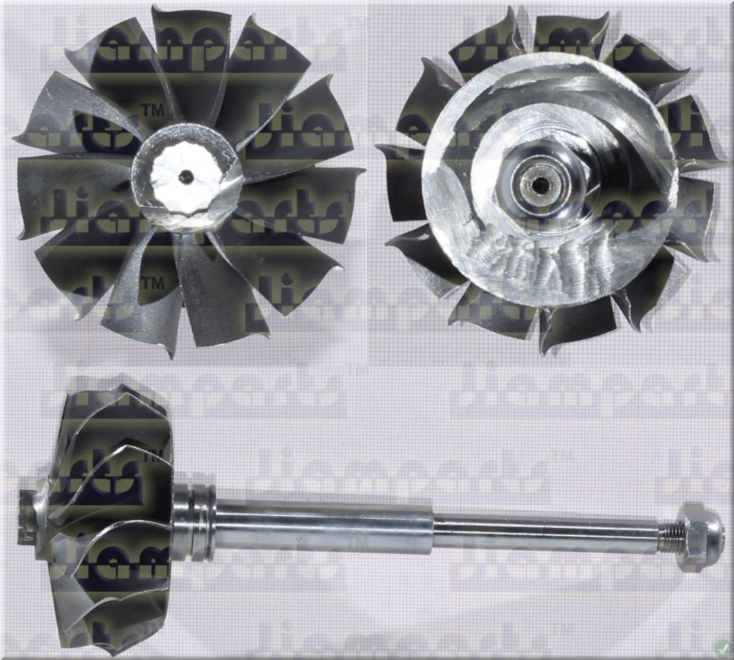 Description image:Turbine wheel RHE8 FOR 24100-3130A TW
