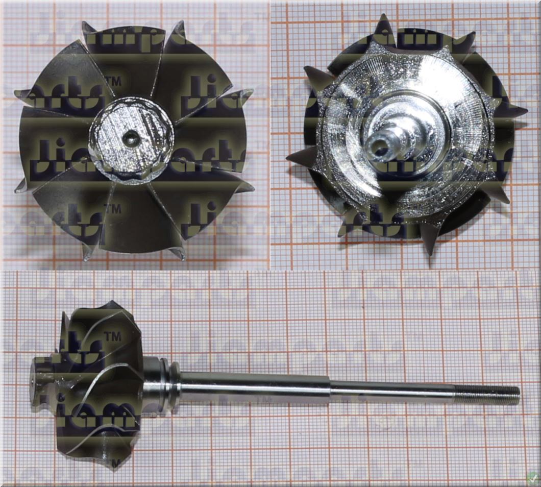 Description image:Turbine wheel RHF4H VAX40028 TW