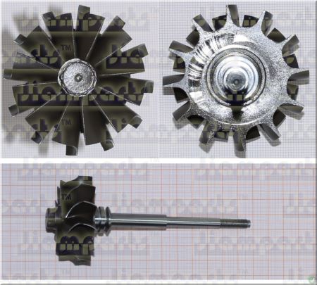 Showcase image:Turbine wheel RHC7A-12002AP20NABRL557AZ VA860015 TW