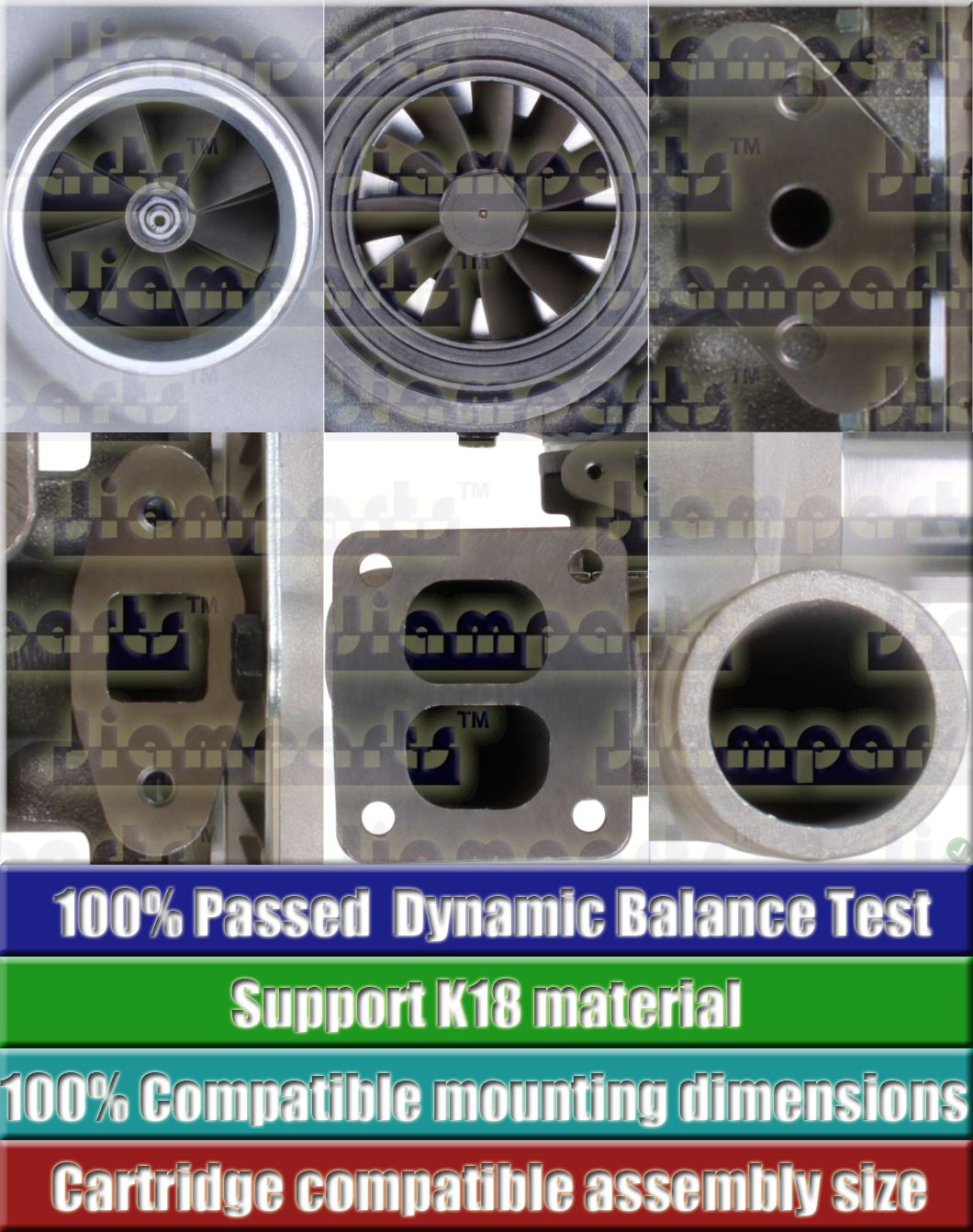Description image:Turbocharger RHB7-87004P28NFBRL515B 114400-1631