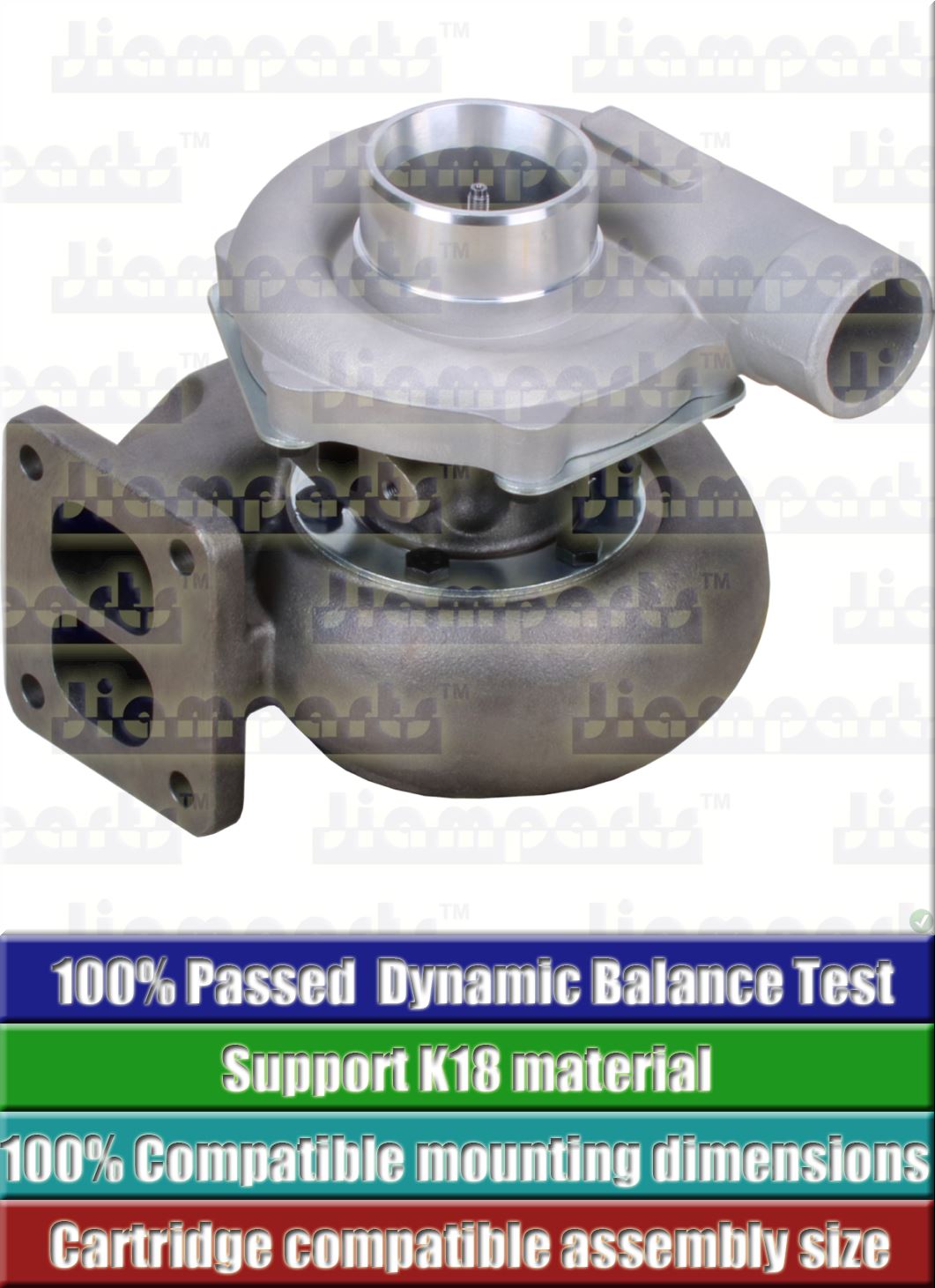 Description image:Turbocharger RHB7-87004P28NFBRL515B 114400-1631