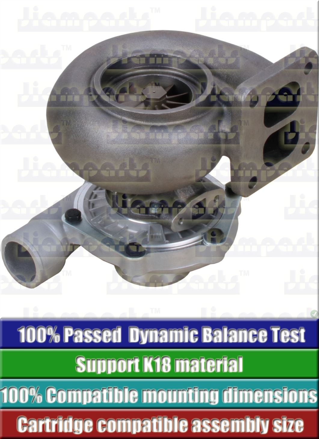 Description image:Turbocharger RHB7-87004P28NFBRL515B 114400-1631