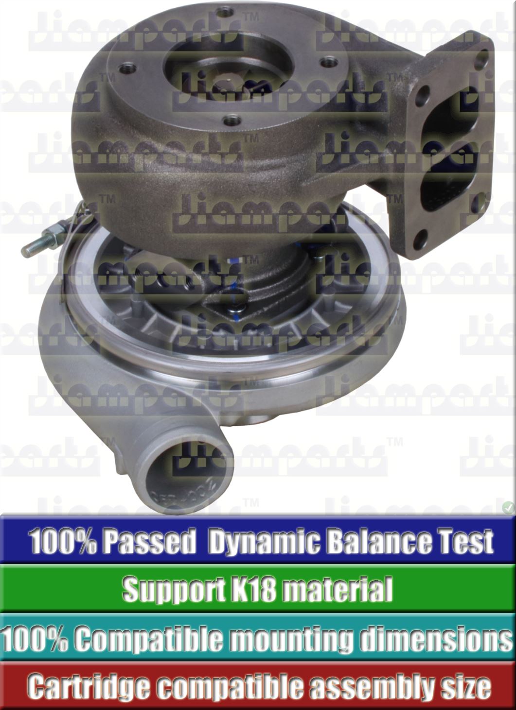 Description image:Turbocharger J75S;J76D 12270137
