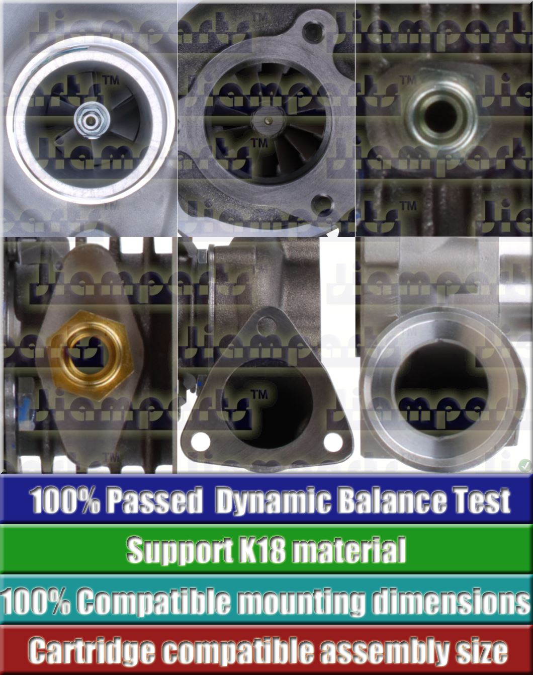 Description image:Turbocharger J50S 13025447-R