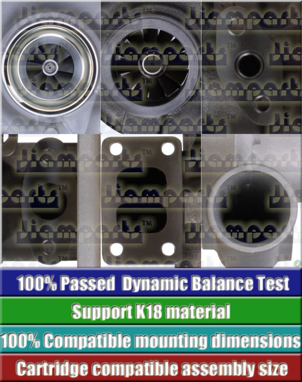 Description image:Turbocharger HX35 3537132