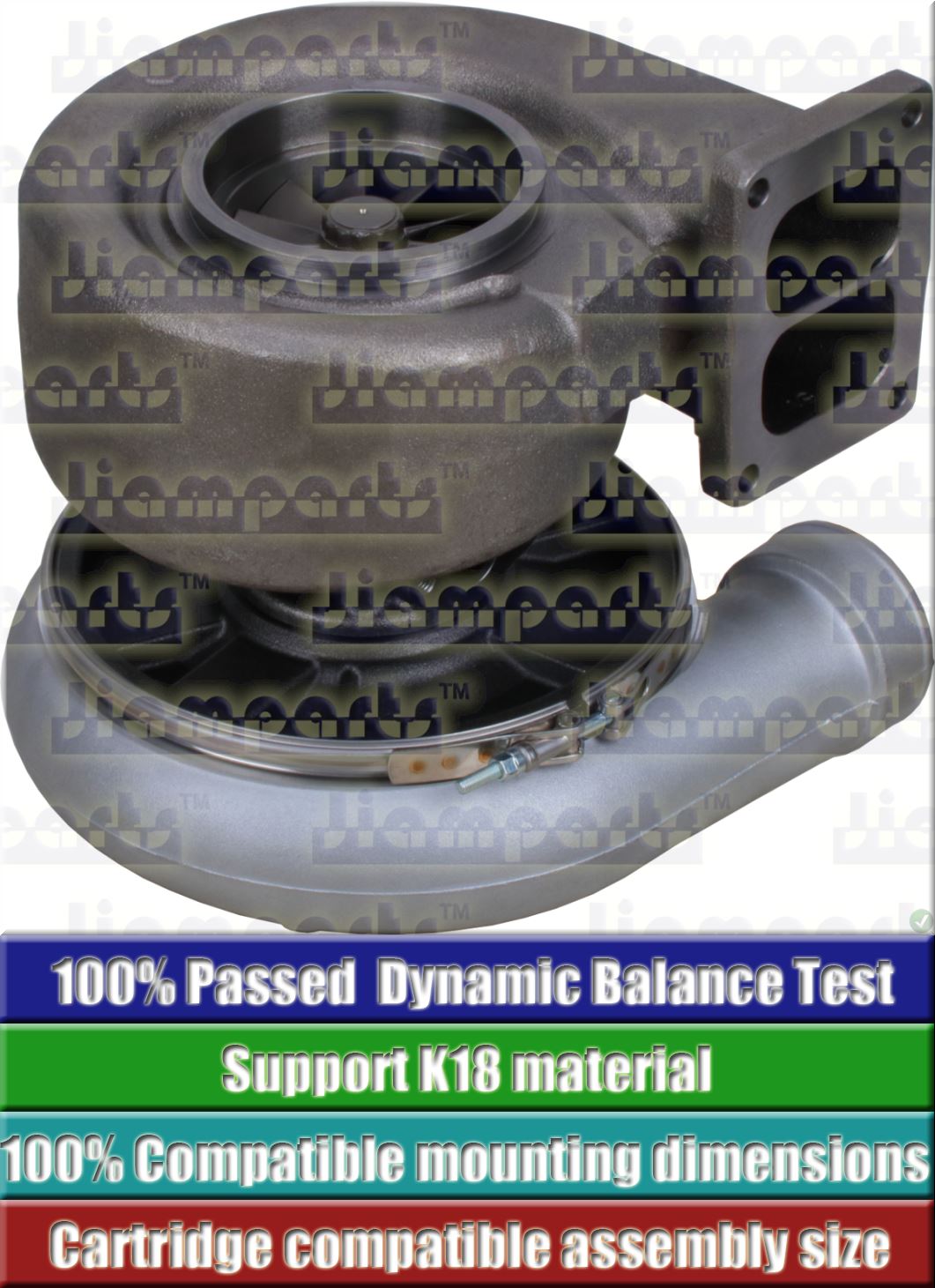 Description image:Turbocharger HX80 3539284