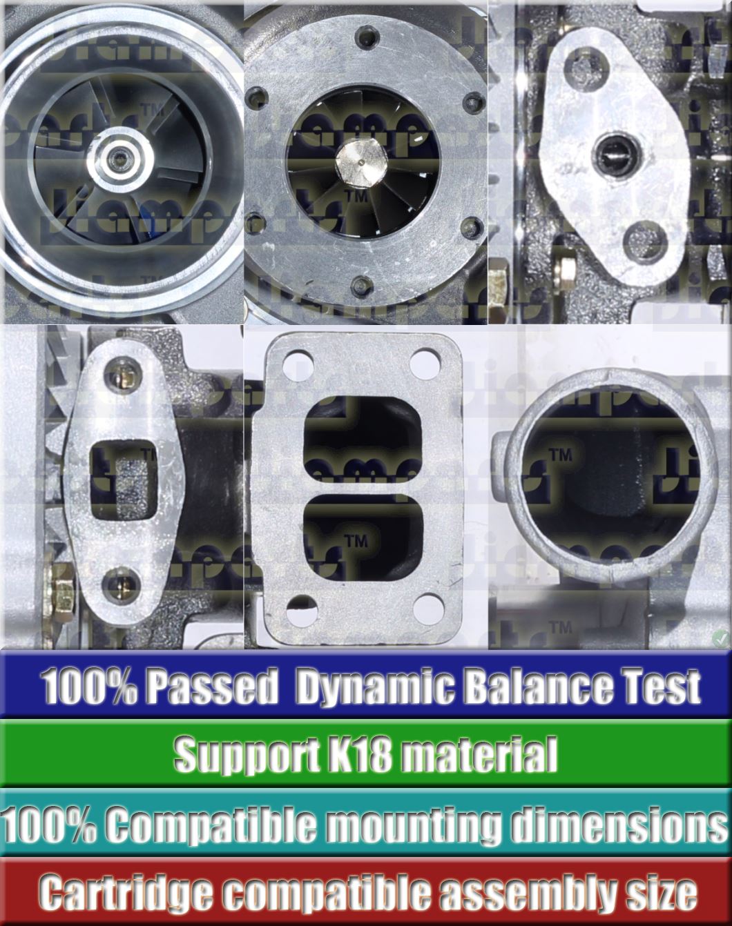 Description image:Turbocharger TO4E35 452077-1