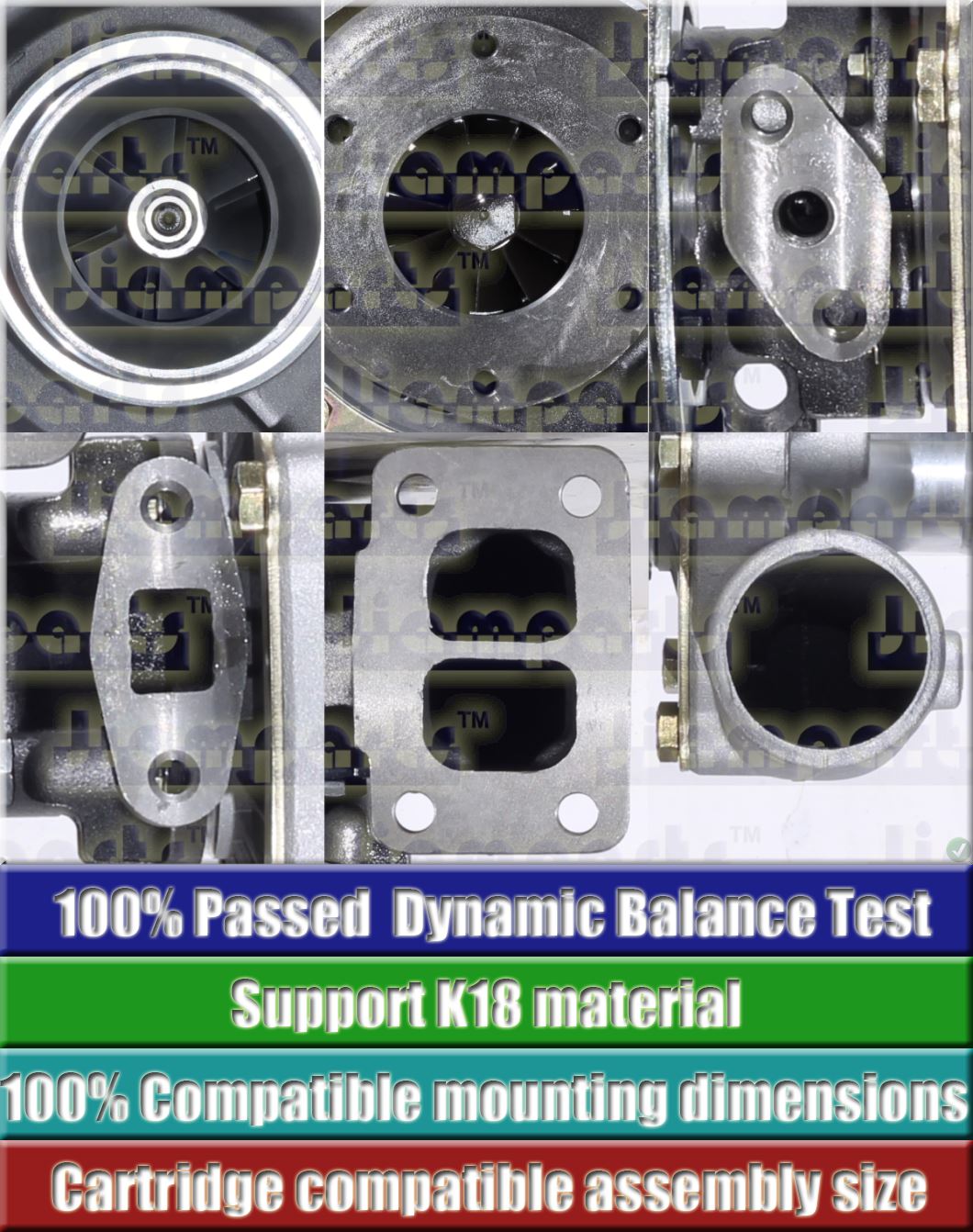 Description image:Turbocharger TO4E35 452077-4
