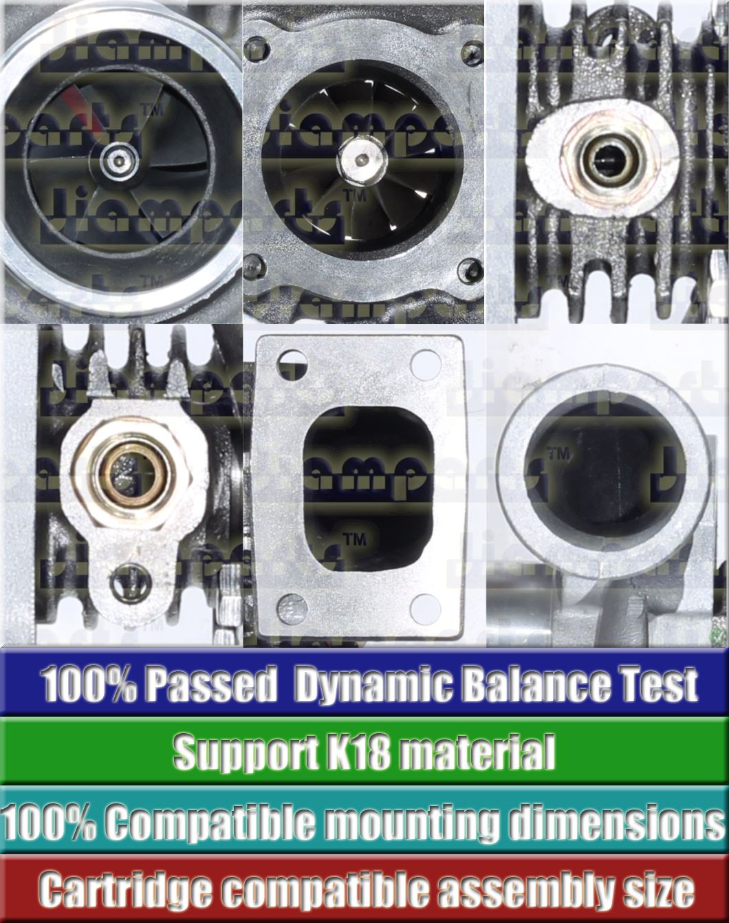 Description image:Turbocharger TA2505 454163-0001