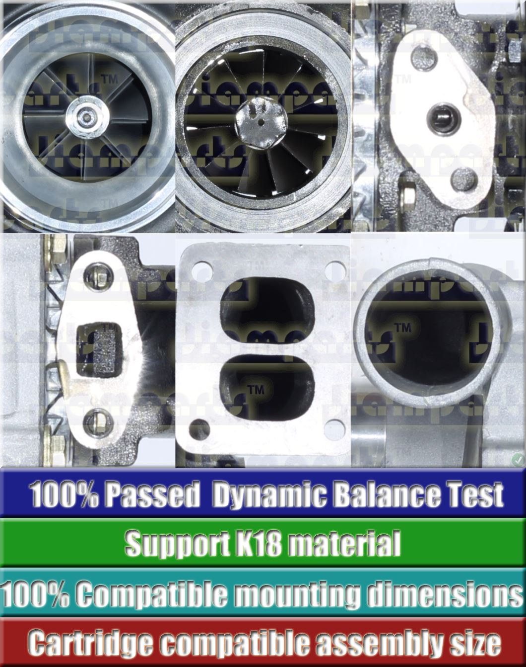 Description image:Turbocharger TO4B59 465044-5252