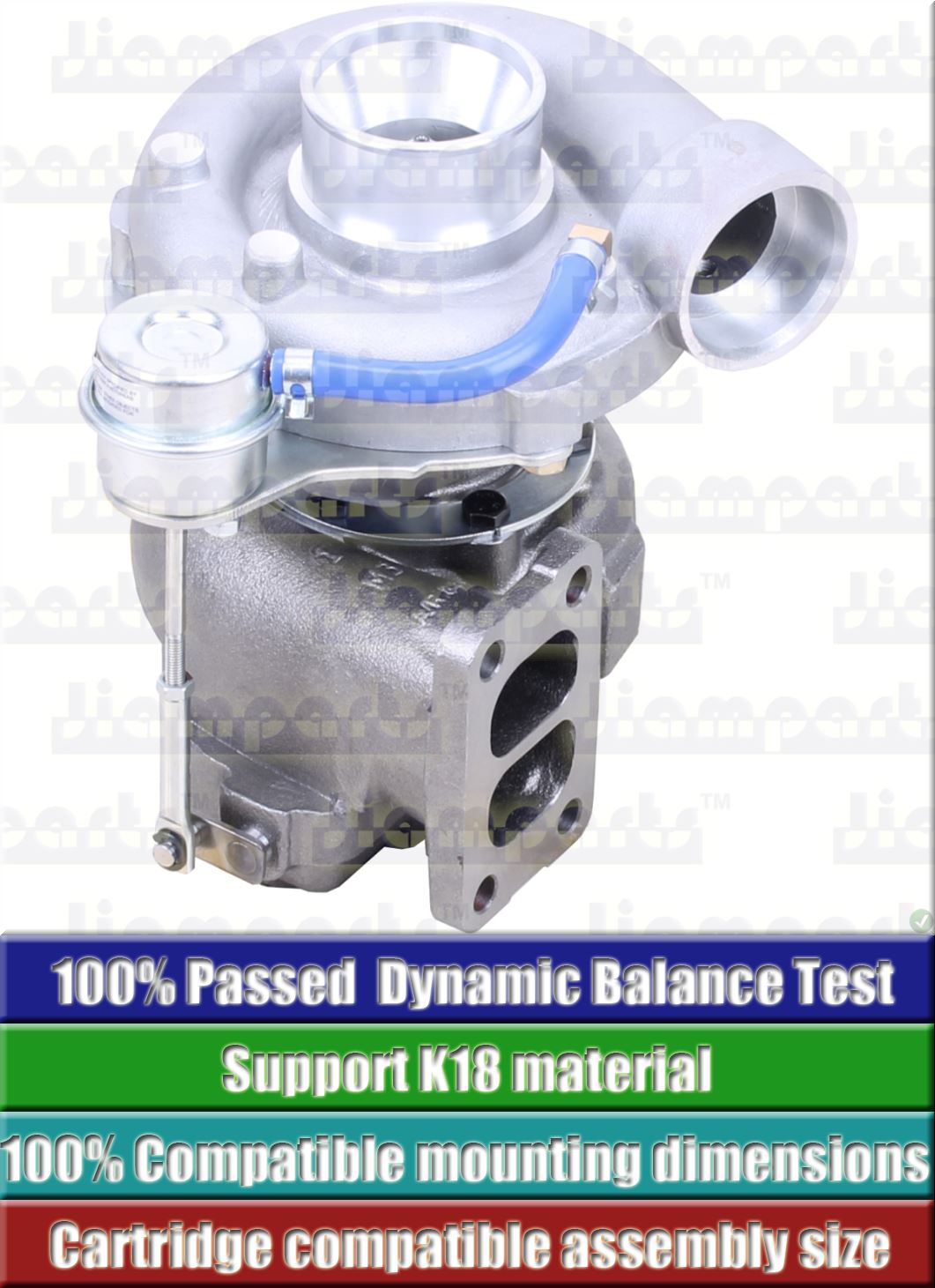 Description image:Turbocharger IVECO TBP408_465425-5001