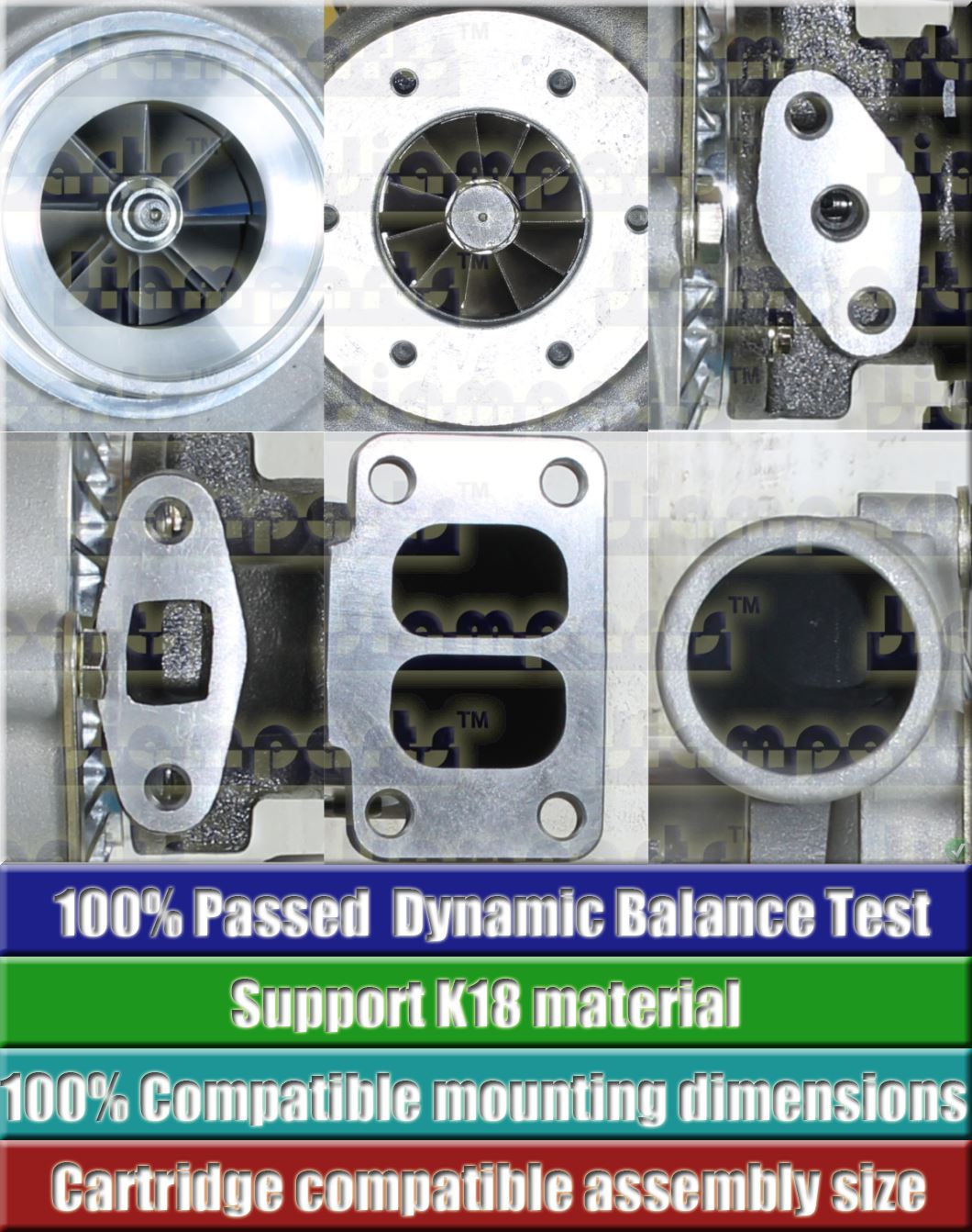 Description image:Turbocharger TO4B46 465600-0005