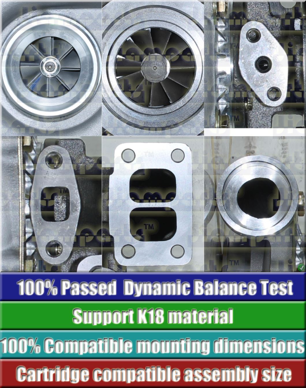 Description image:Turbocharger TO4B87 465714-2