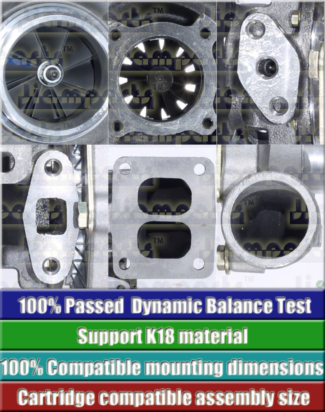 Description image:Turbocharger TB4142 466573-0001