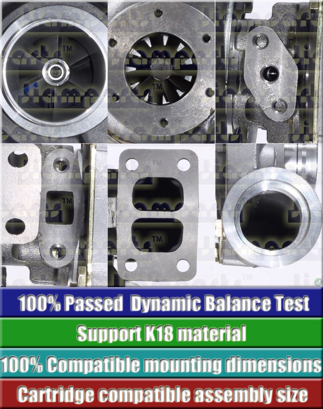 Description image:Turbocharger TO4E04 466588-0001