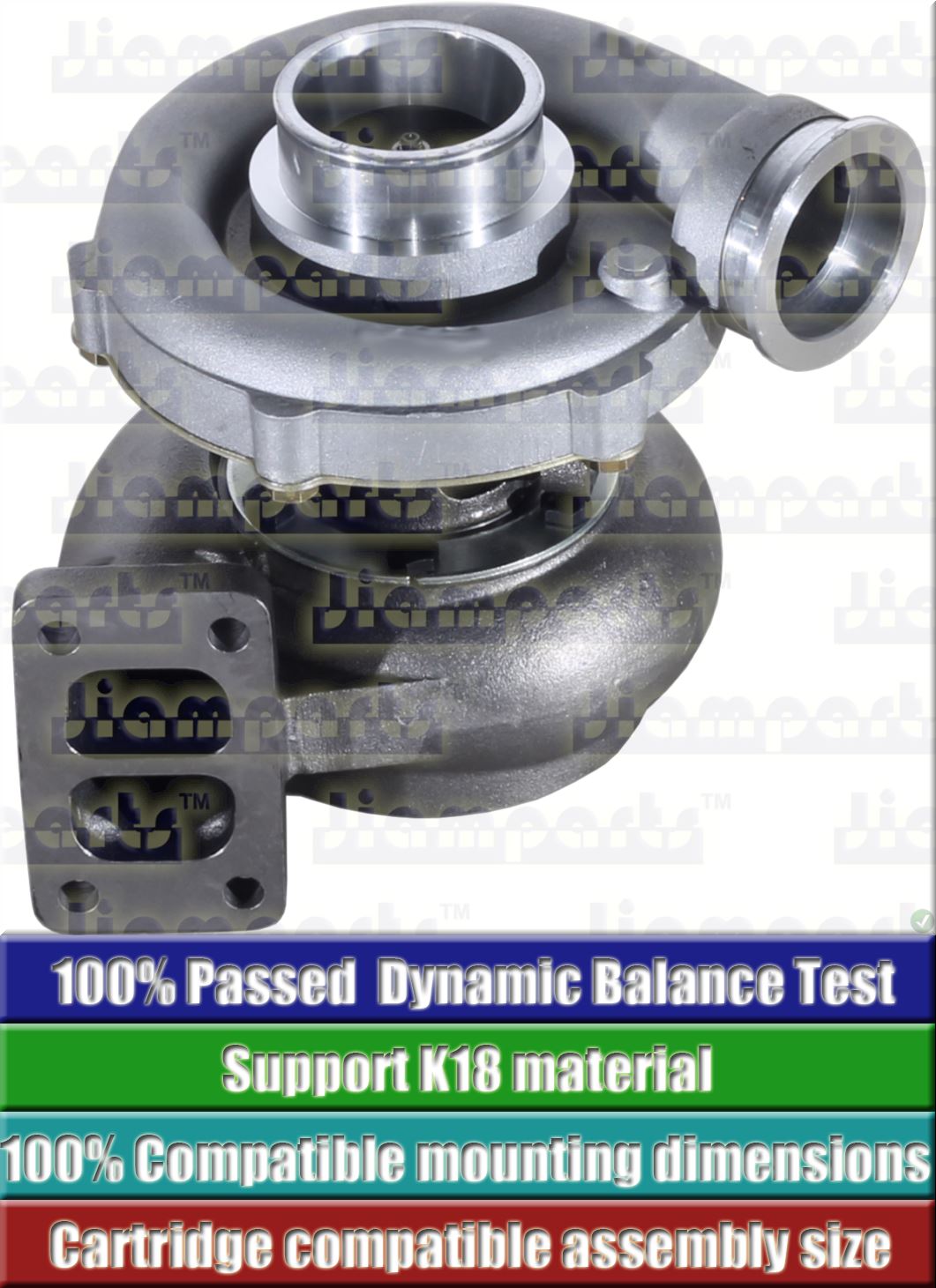 Description image:Turbocharger TO4E66 466646-0019