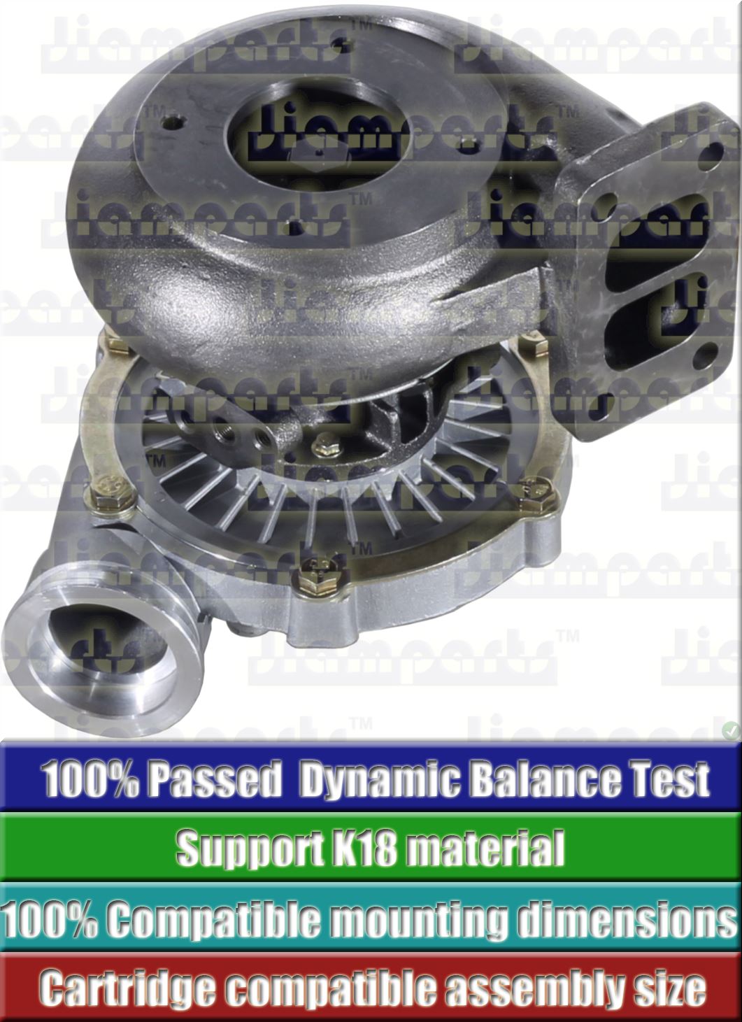 Description image:Turbocharger TO4E66 466646-0019