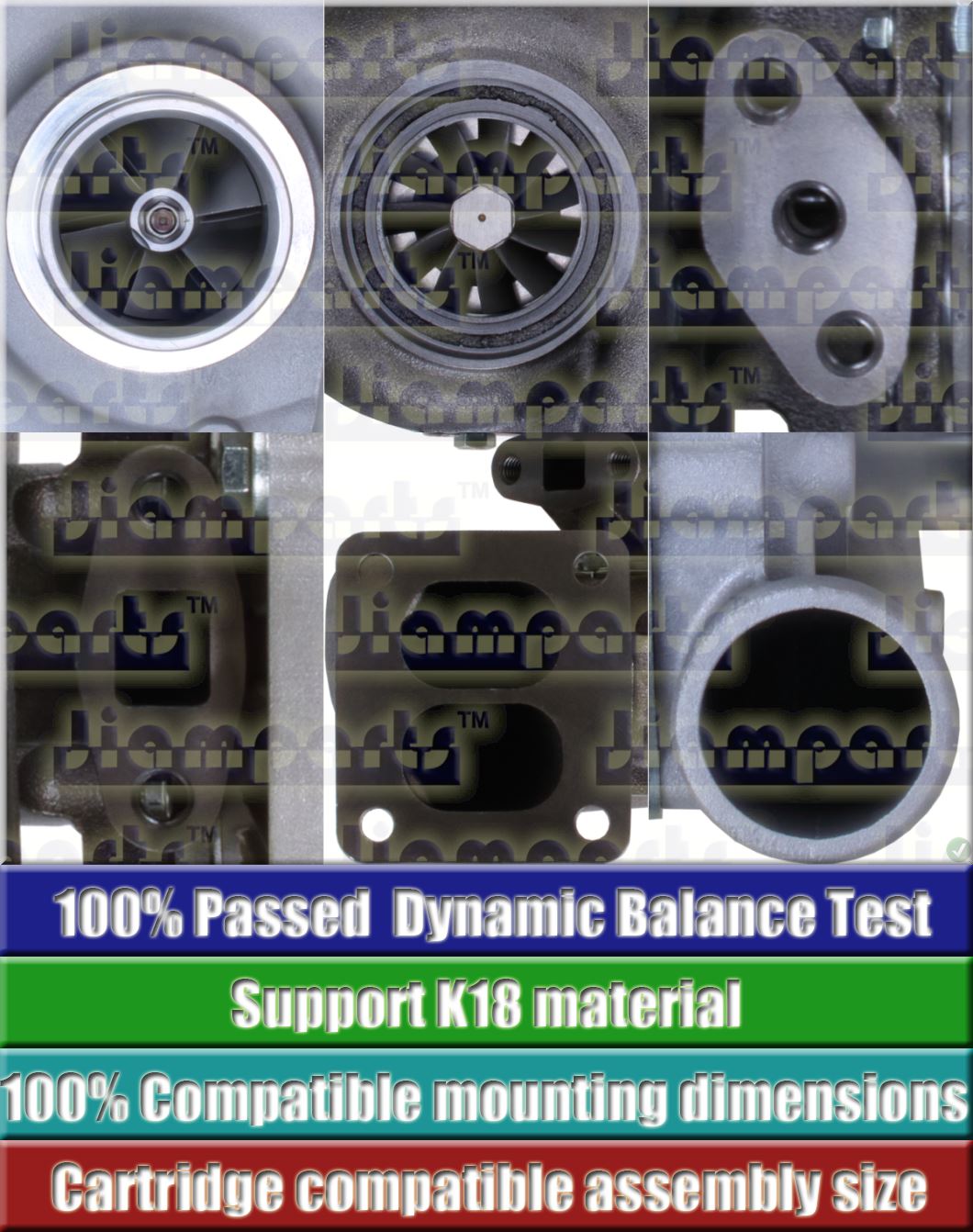 Description image:Turbocharger TO4E08 466704-0213