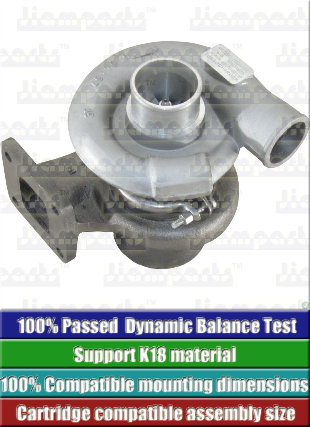 Description image:Turbocharger TD06-17C 49179-02110