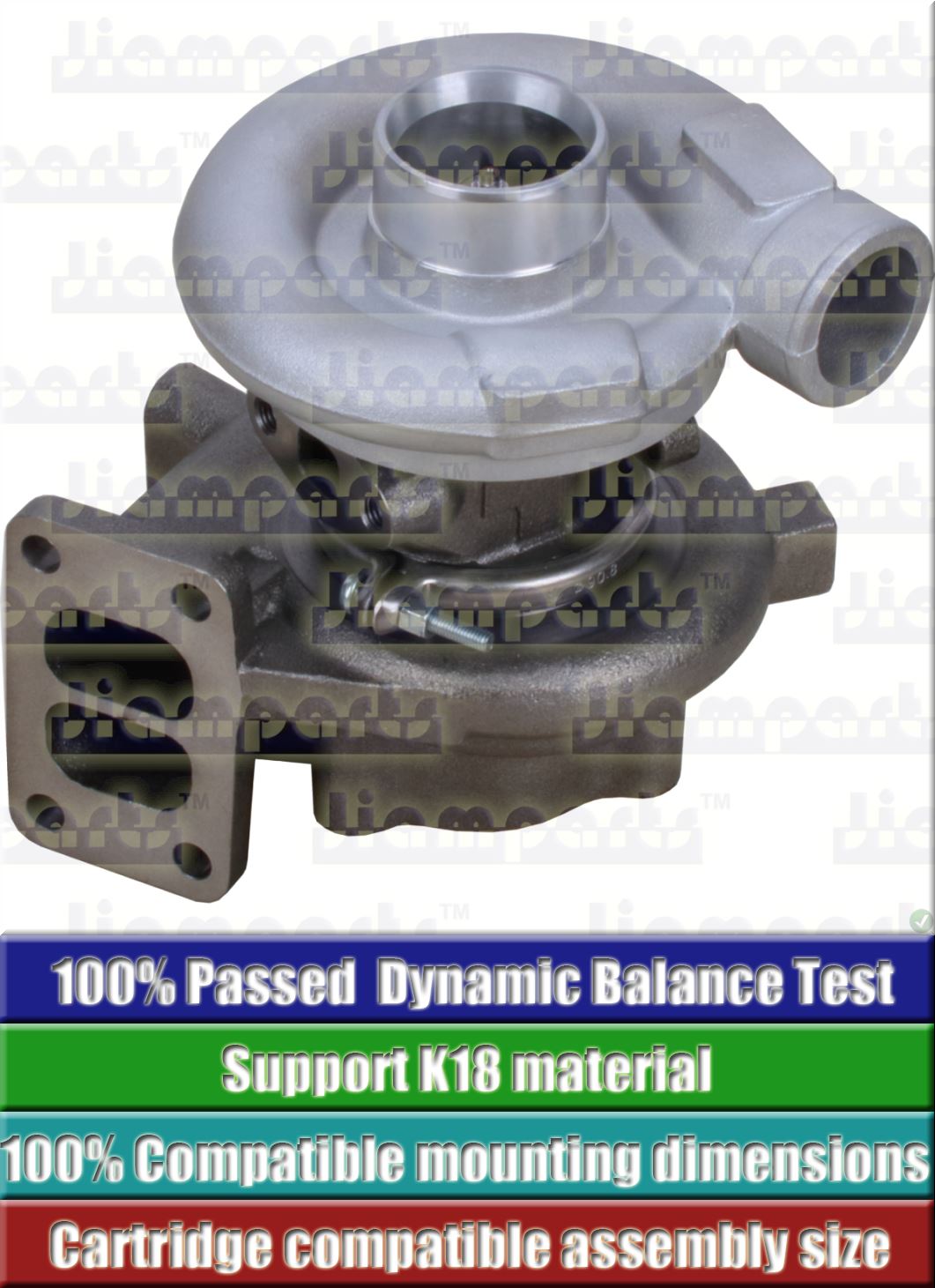 Description image:Turbocharger TE06H-16M 49185-01030-T