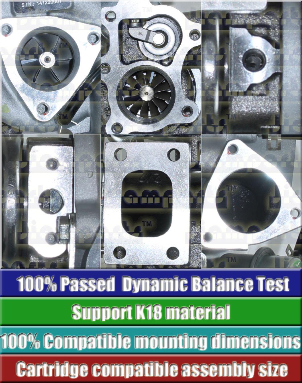 Description image:Turbocharger TD04 49377-02605