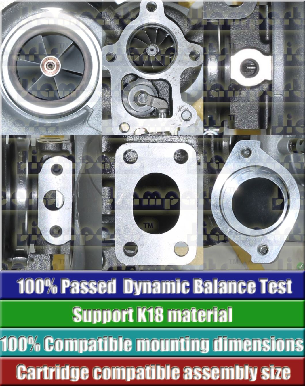 Description image:Turbocharger TD04HL4S-15MK-6 6 49389-02042