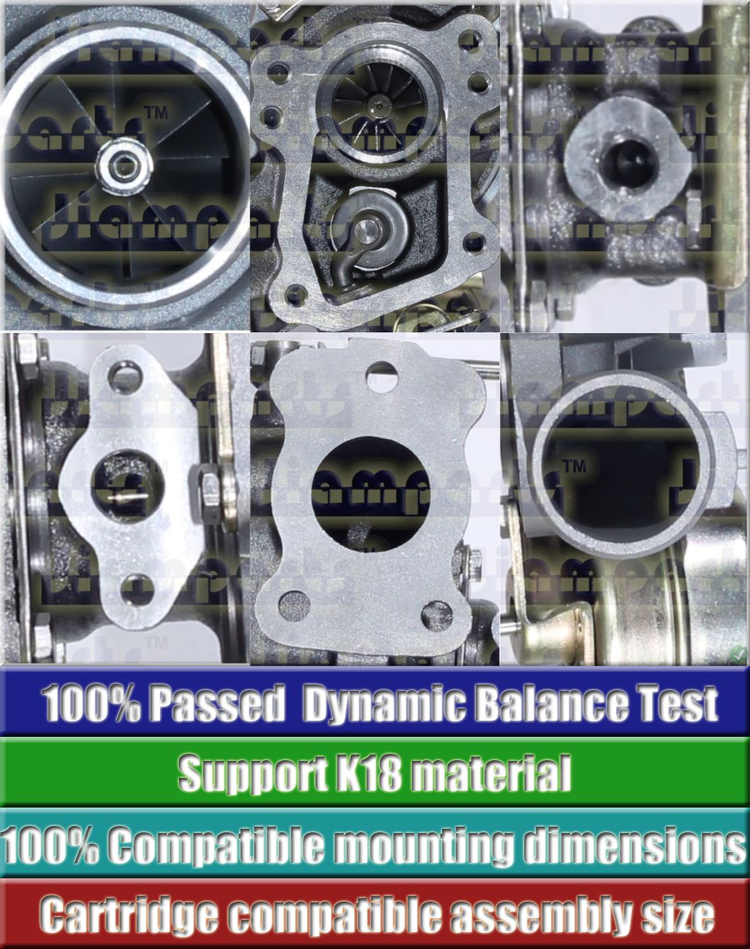 Description image:Turbocharger K03-1875EXE 4 81 53039700024