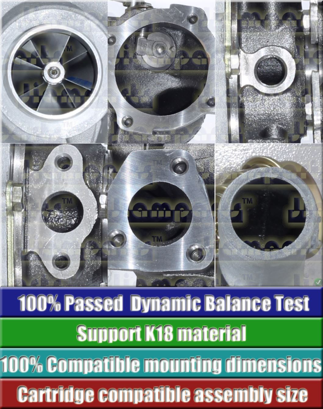 Description image:Turbocharger K03-2075EXD 5 88 06A145704S