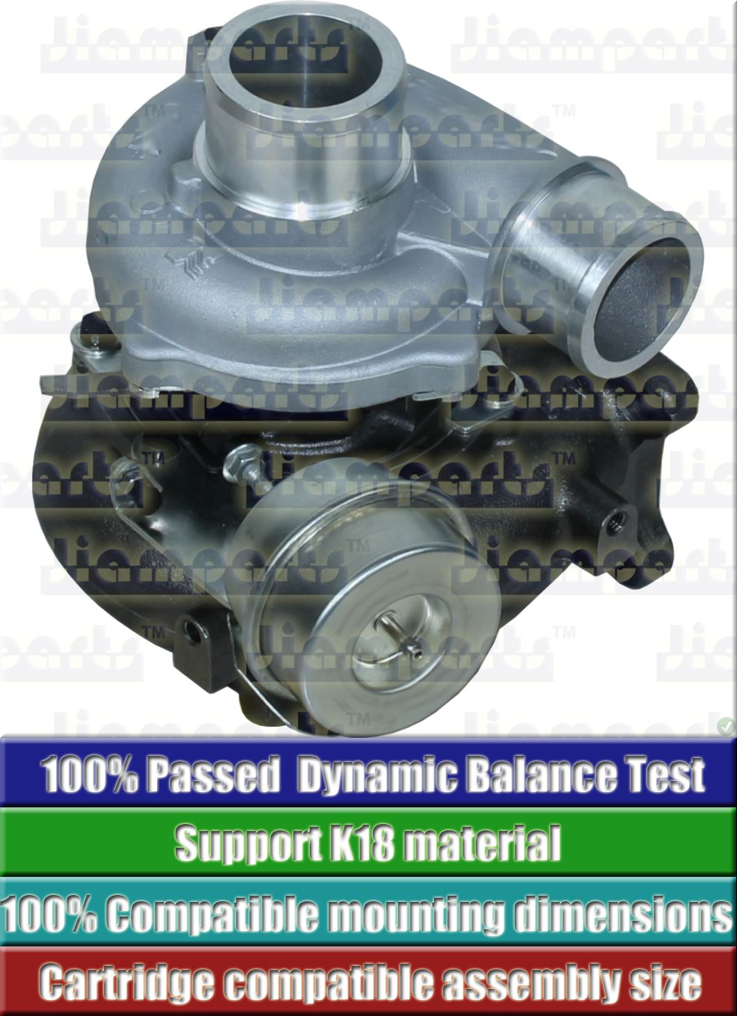 Description image:Turbocharger BV50-2080DCB426 18BVAXK 28200-4X900