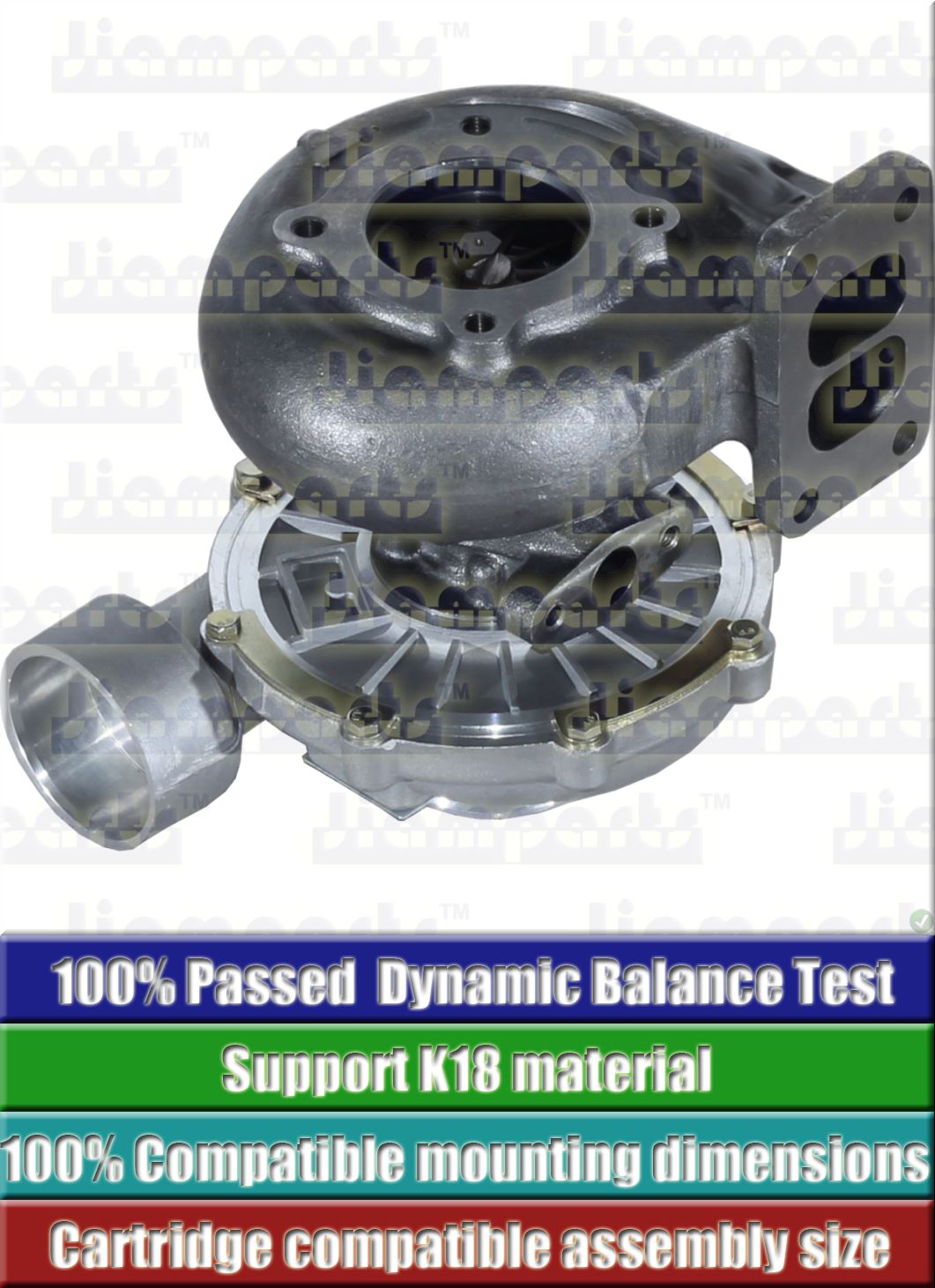 Description image:Turbocharger LIEBHERR K27 2-2962MXAAA21 22GNATB_5327-970-6214