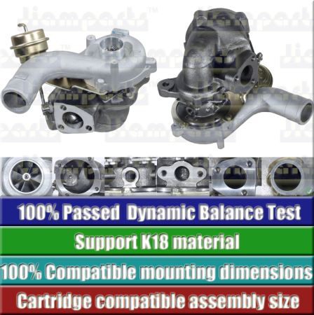 Showcase image:Turbocharger K03-2075EXD 5 88 06A145704S