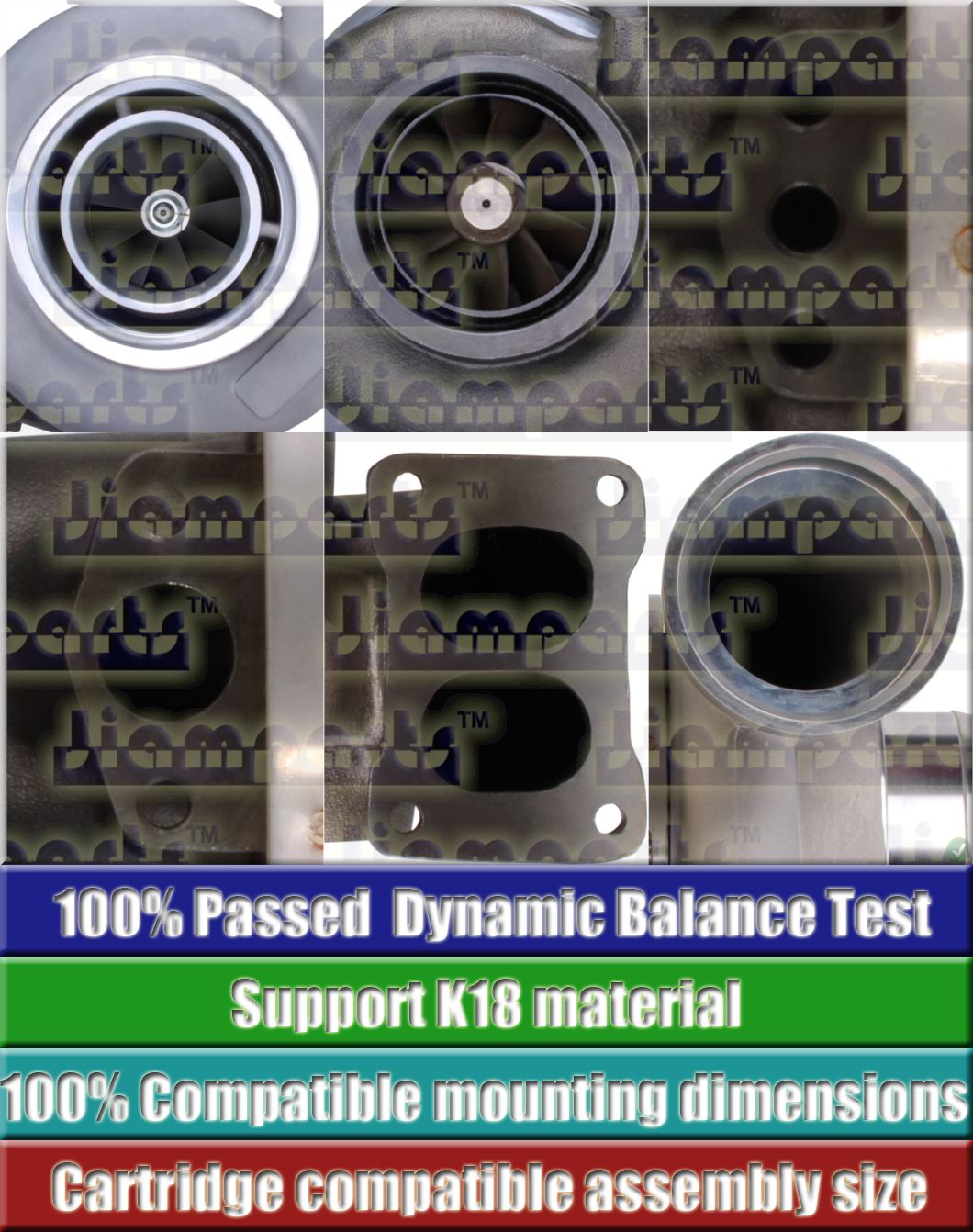 Description image:Turbocharger KTR110L-987A 6505-61-5041