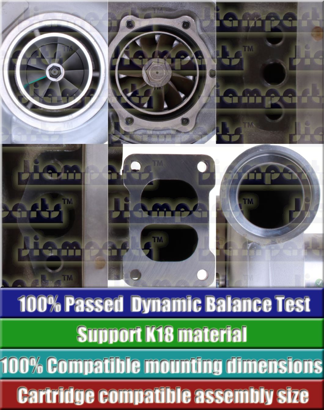 Description image:Turbocharger KTR110L-F84PW 6505-67-5020