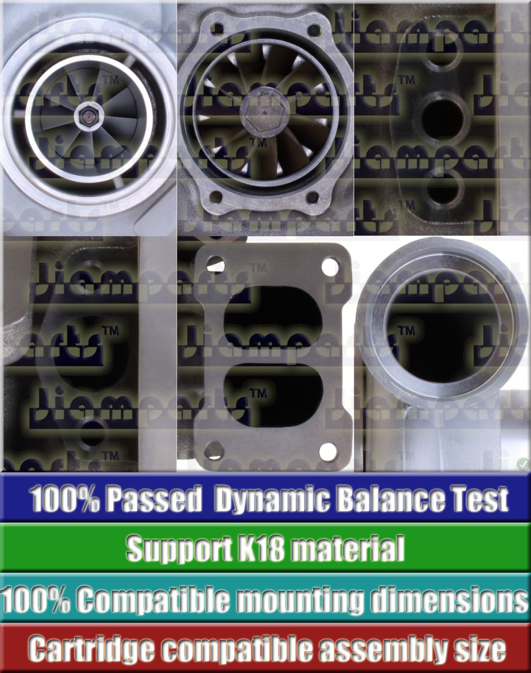 Description image:Turbocharger KTR110L-F85PW 6505675030