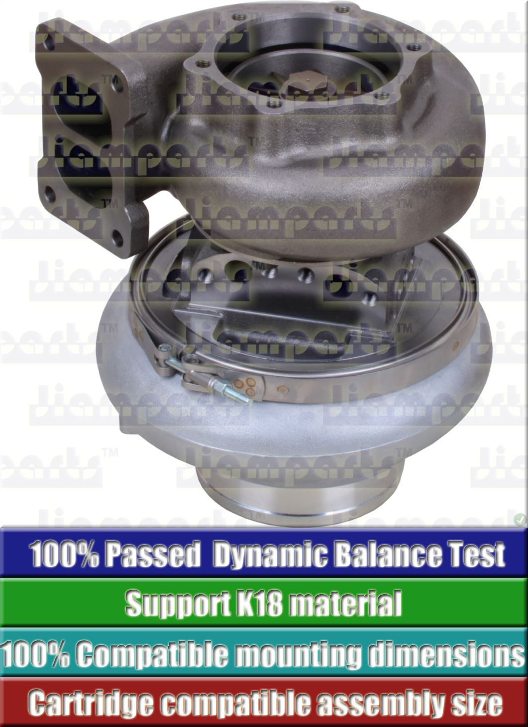 Description image:Turbocharger KTR110L-F85PW 6505675030