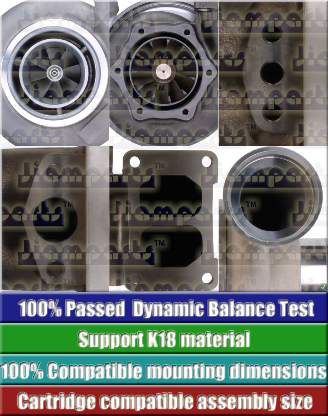 Description image:Turbocharger KTR110L-3H4EW 6505-68-5540