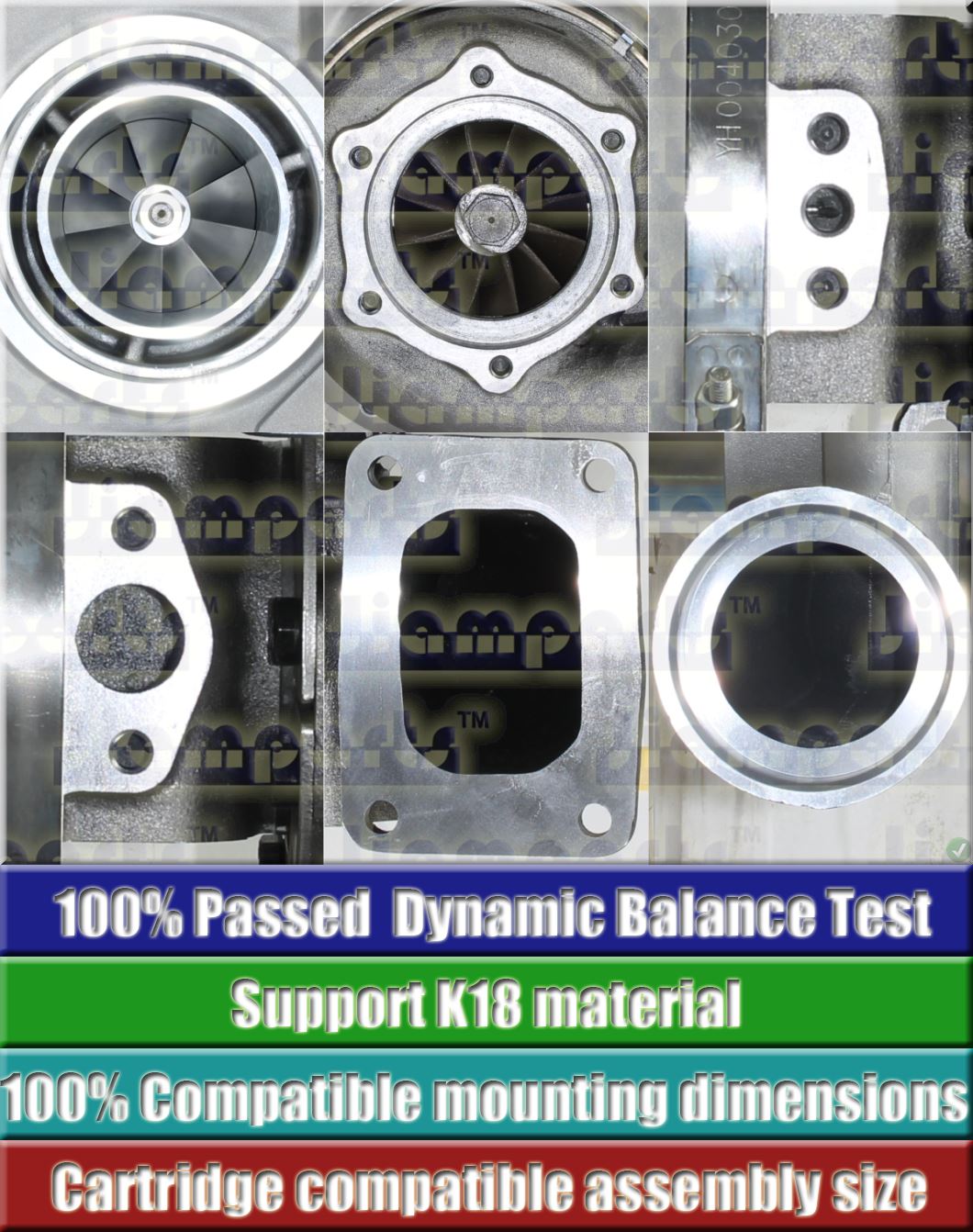 Description image:Turbocharger KTR110M-643A 6505-71-5010