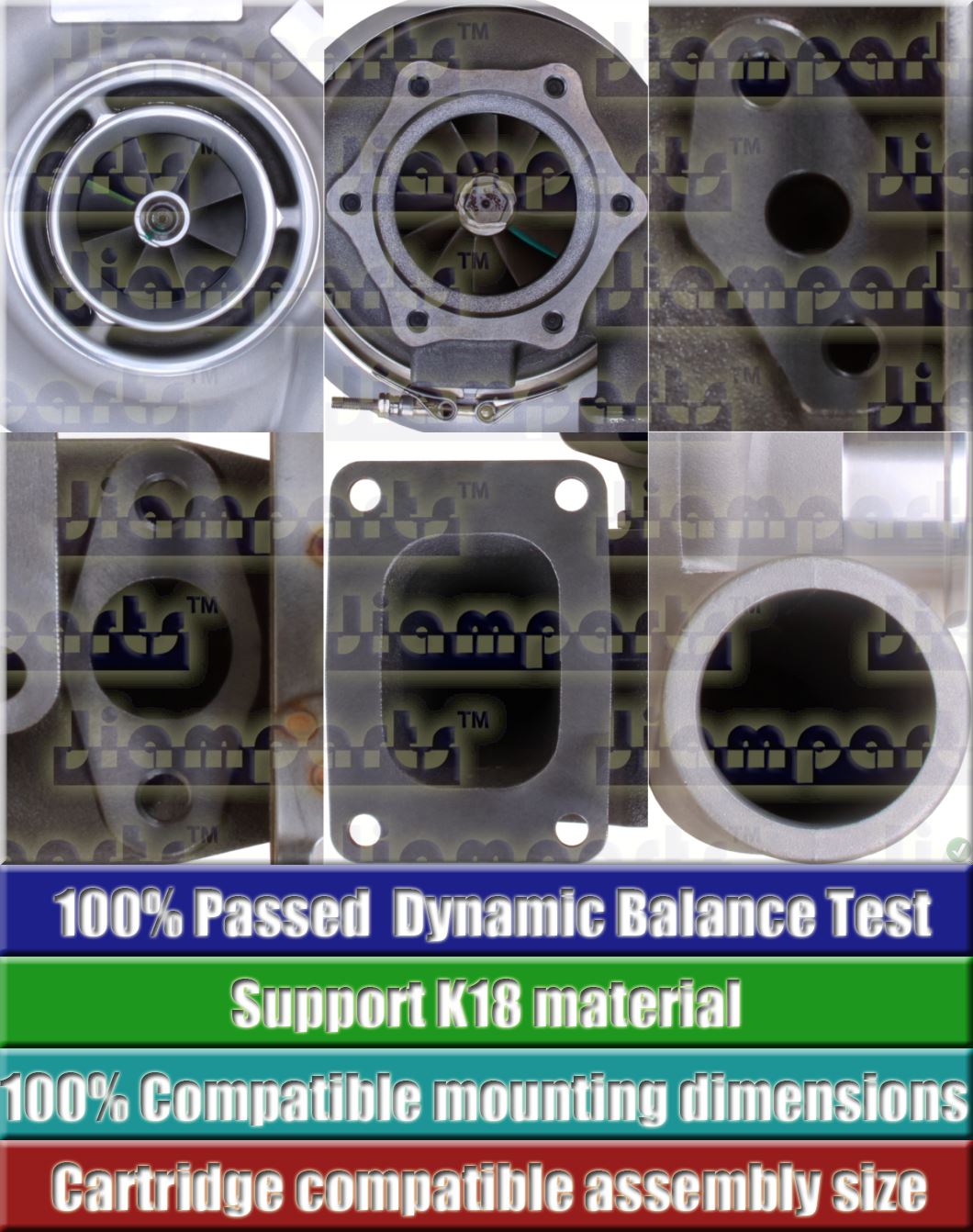 Description image:Turbocharger KOMATSU KTR90-332E_6506-21-5021