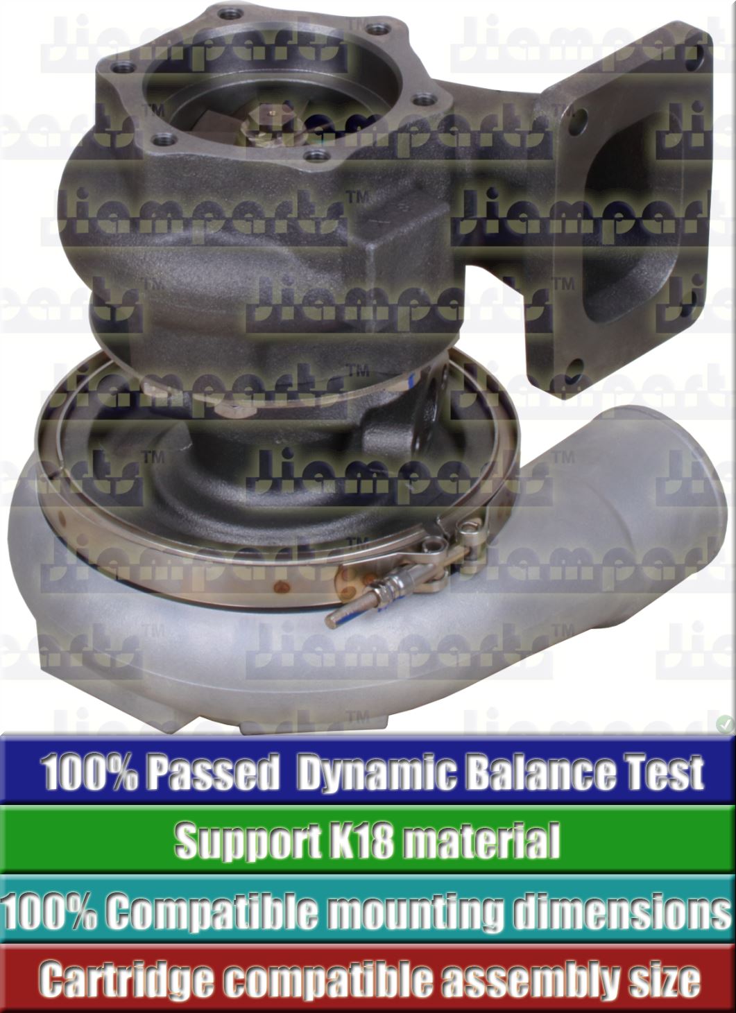Description image:Turbocharger KOMATSU KTR90-332E_6506-21-5021
