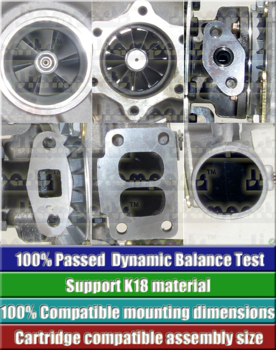 Description image:Turbocharger TBP439 702422-0001